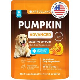 Pumpkin Powder For Dogs Digestive Support 8 OZ Fiber Supplement For Constipation For Gut Balance Healthy Skin Digestion Glands F
